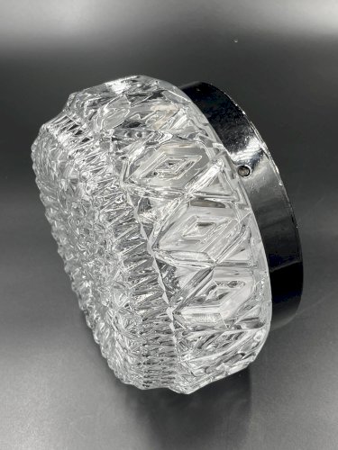 Plafonnier en verre relief