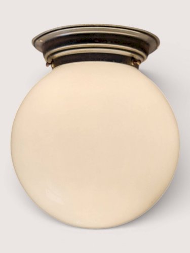Plafonnier Globe en verre 1950s