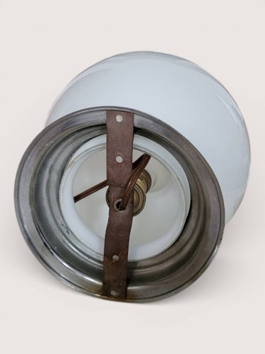 Plafonnier Globe en verre 1950s