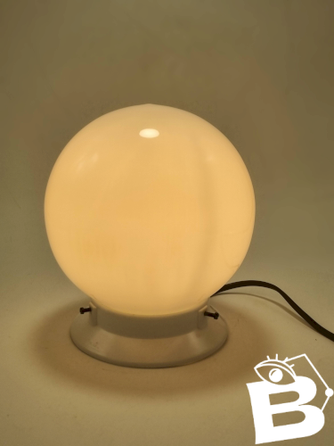 Plafonnier globe opaline