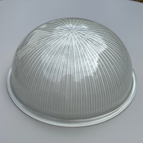 Plafonnier Holophane - Art Déco – verre prismatique – circa 1930