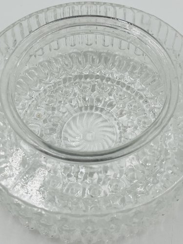 Plafonnier moderniste en verre moulé - Massive