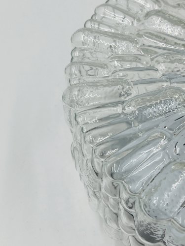 Plafonnier moderniste Massive en verre moulé