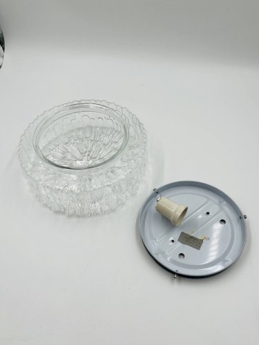 Plafonnier moderniste Massive en verre moulé