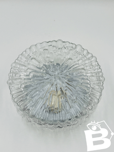 Plafonnier moderniste Massive en verre moulé
