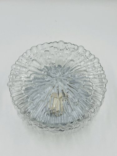 Plafonnier moderniste Massive en verre moulé