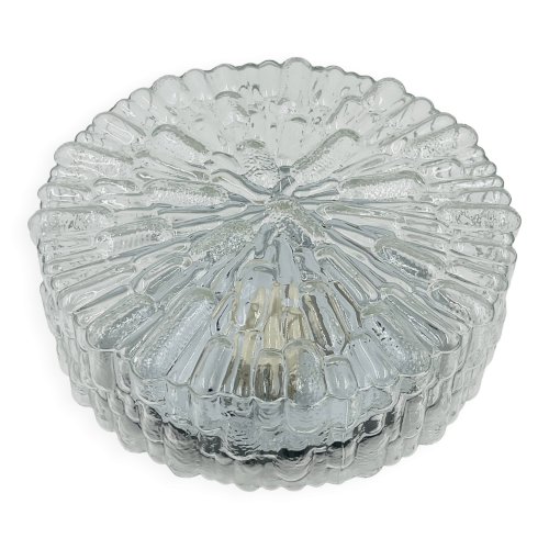 Plafonnier moderniste Massive en verre moulé