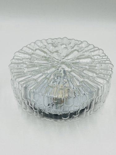 Plafonnier moderniste Massive en verre moulé
