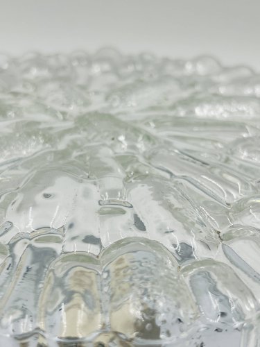 Plafonnier moderniste Massive en verre moulé