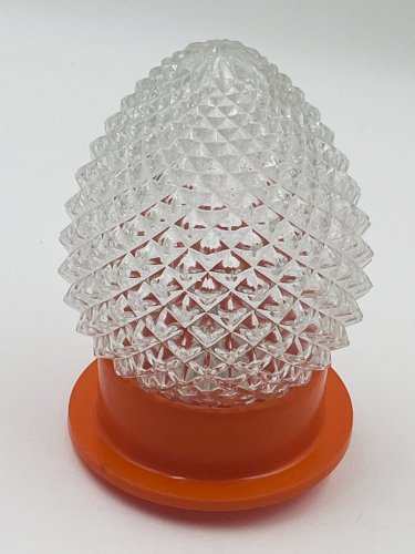 Plafonnier orange pomme de pin