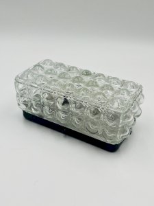 Helena Tynell 70s Style Rectangular Bubble Glass Ceiling Light