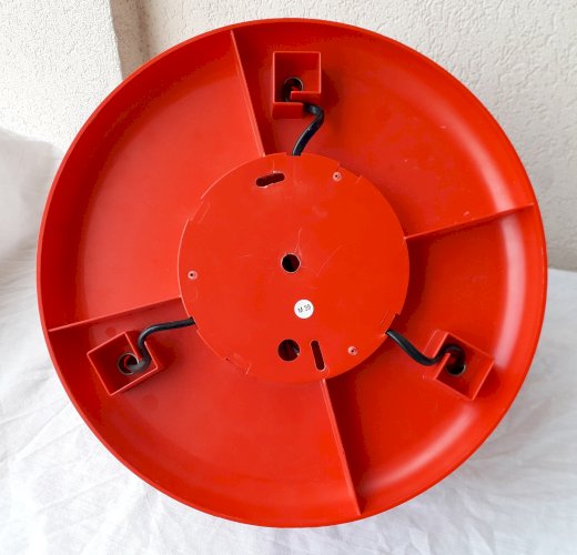 Plafonnier rouge 3 spots