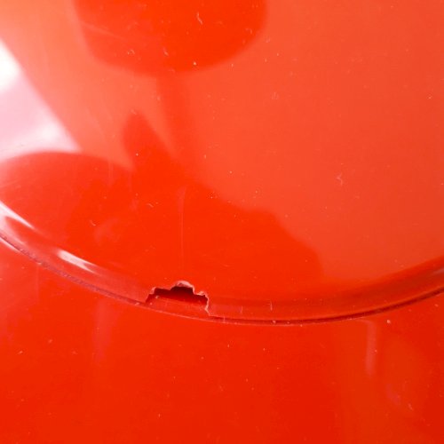 Plafonnier rouge 3 spots