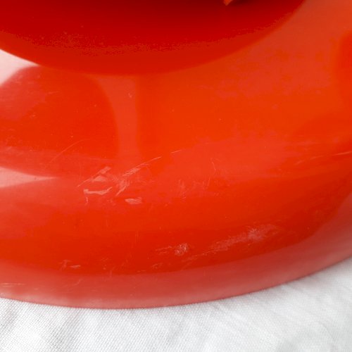 Plafonnier rouge 3 spots