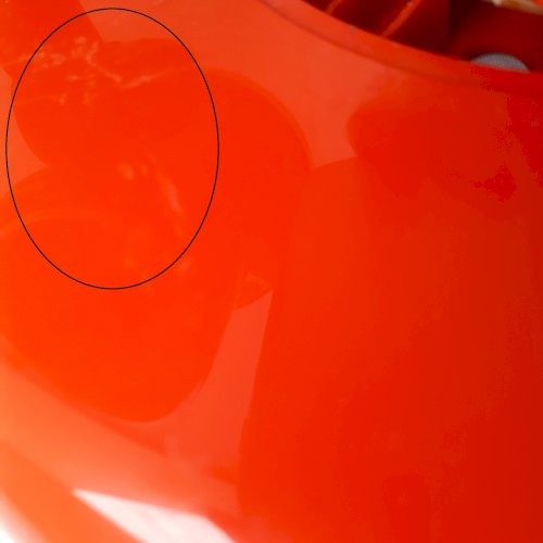 Plafonnier rouge 3 spots