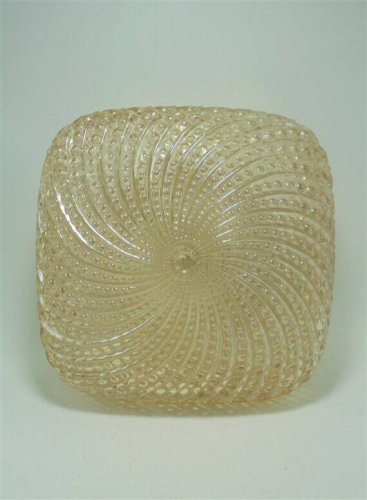 Plafonnier verre or