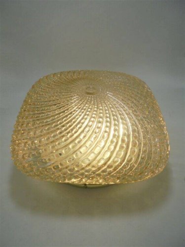 Plafonnier verre or