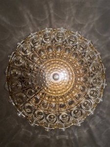 Amber vintage ceiling light