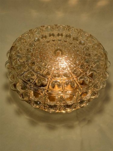 Plafonnier vintage ambré