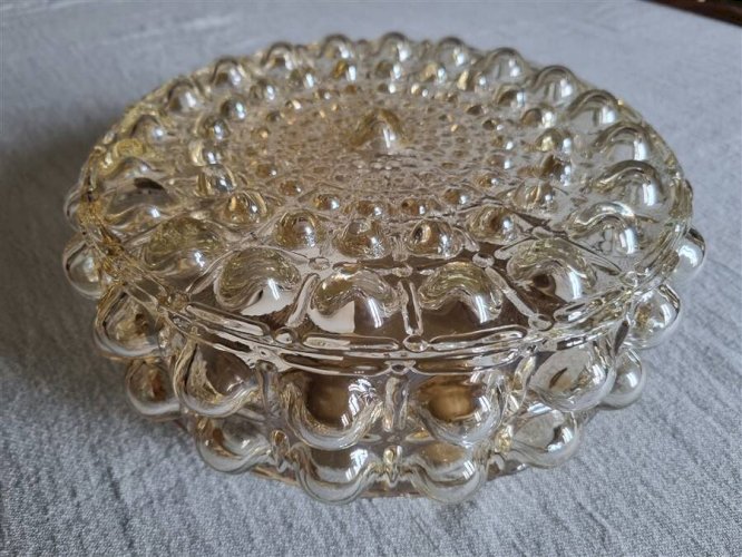 Plafonnier vintage ambré