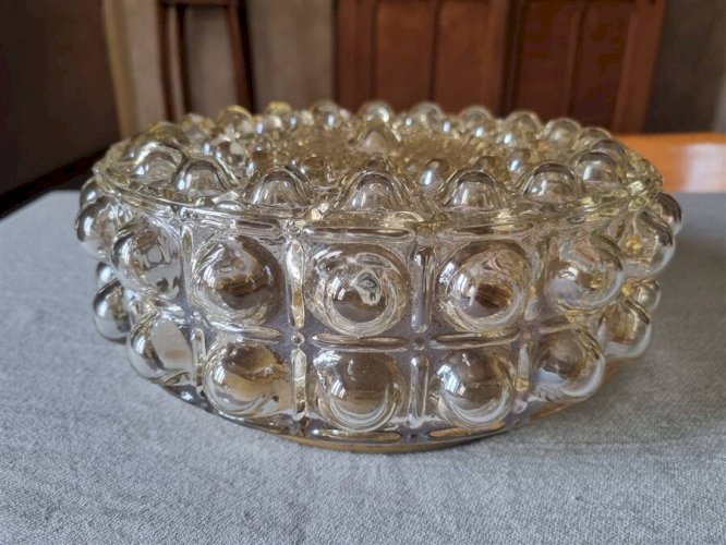 Plafonnier vintage ambré