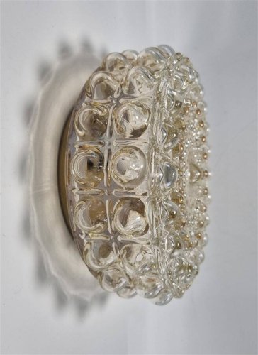 Plafonnier vintage ambré