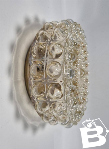 Plafonnier vintage ambré