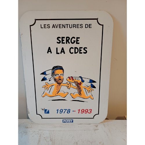 Plaque Aluminium Vintage  Bison Futé 
