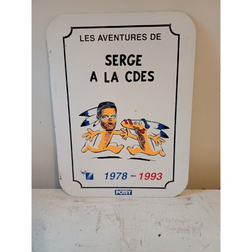 Plaque Aluminium Vintage  Bison Futé 