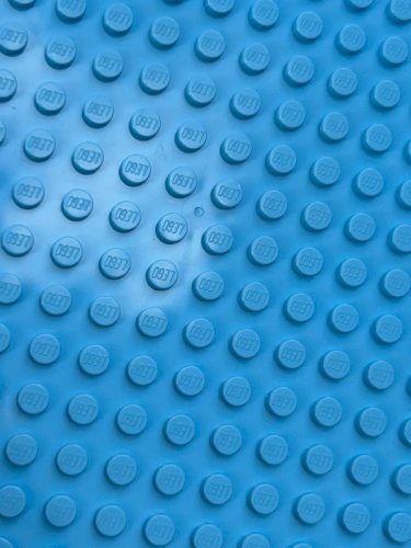 Plaque bleu clair Lego 12,8*12,8 cm