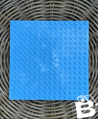 Plaque bleu clair Lego 12,8*12,8 cm