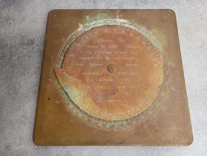 PLAQUE CALCULATOR FOR FINDING EN LAITON