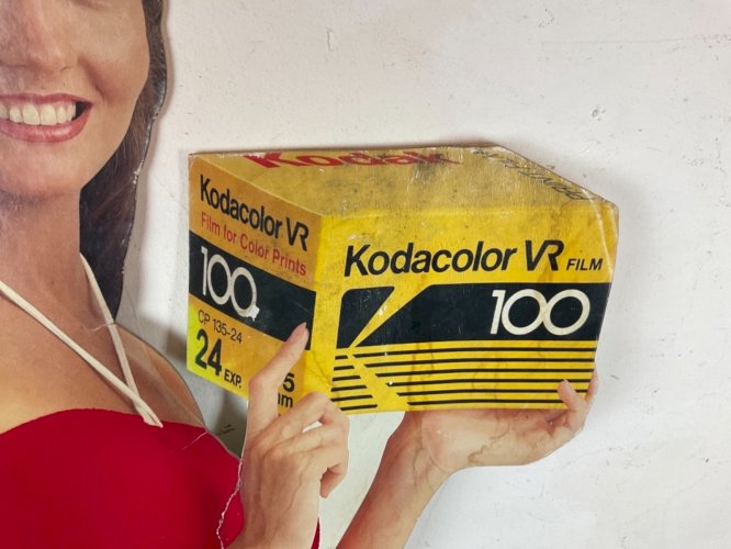 Plaque carton Publicitaire KODAK des Années 70/80