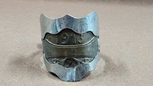 PLAQUE DE VELO ANCIENNE 1913 FISCALE THE QUICK SGDG