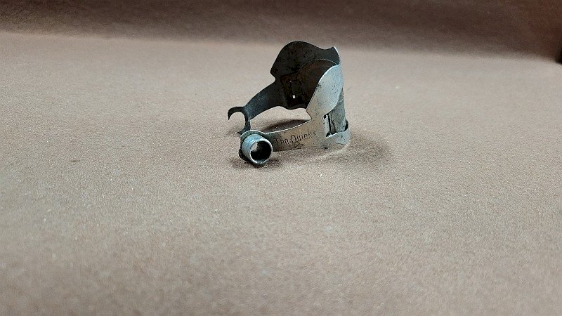 PLAQUE DE VELO ANCIENNE 1913 FISCALE THE QUICK SGDG