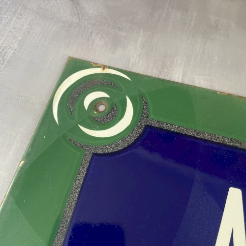 Plaque émaillée AVENUE DE LA BOURDONNAIS  rue de Paris 7ᵉ  Gros-Caillou 50x30cm