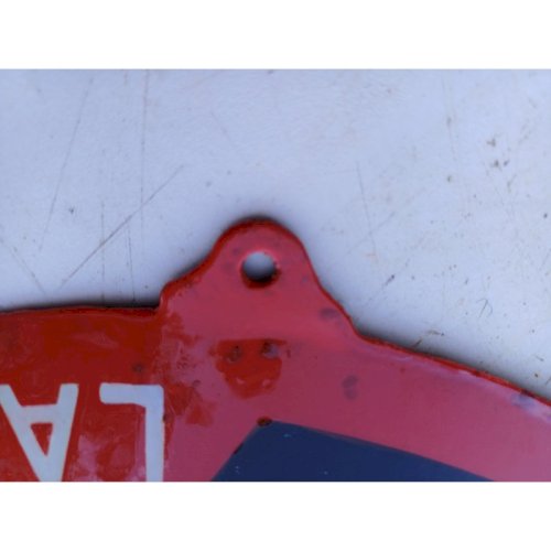 Plaque émaillée Iron Beer La Bedida Nacional Cuba