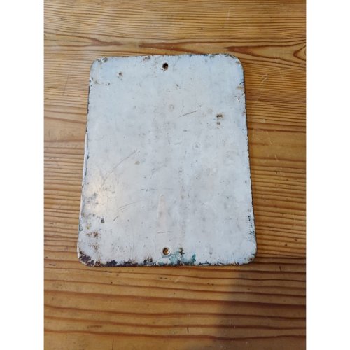 Plaque émaillée  Restaurant  Loi 1941