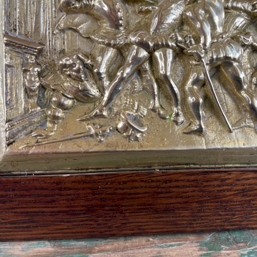 Plaque en bronze – Assassinat du duc de Guise – XVIIIe/XIXe siècle