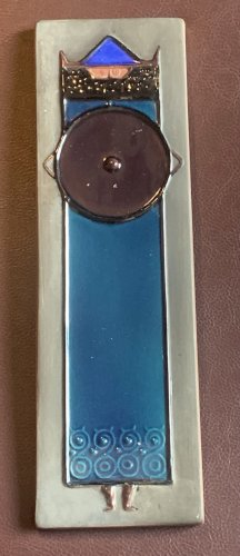 Plaque en céramique Inger Persson pour RÖSTRAND Sweden viking 1970's