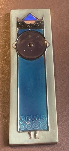 Plaque en céramique Inger Persson pour RÖSTRAND Sweden viking 1970's