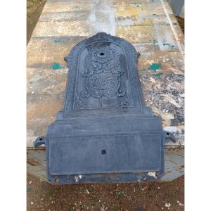 Cast Iron Fountain Plaque