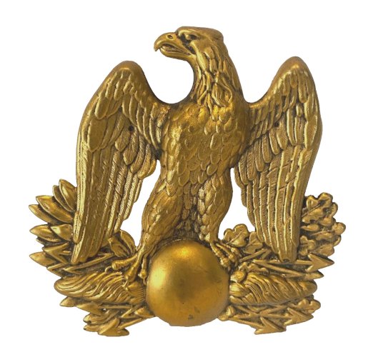 Plaque en laiton repoussé " L'Aigle Impérial " XX siècle