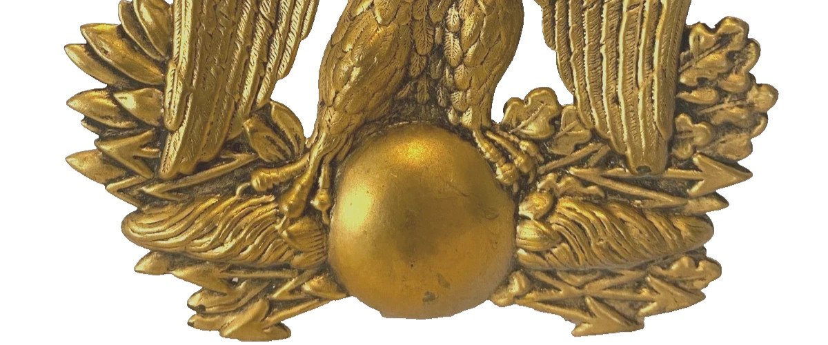 Plaque en laiton repoussé " L'Aigle Impérial " XX siècle