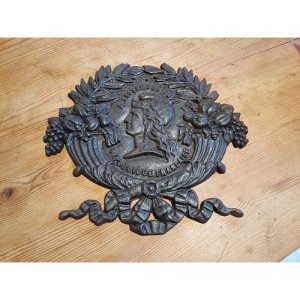 Plaque Fonte 4 Septembre 1870 République Française