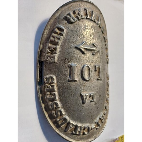 Plaque  La Loi  Ponts et Chaussées - Cantonnier Chef