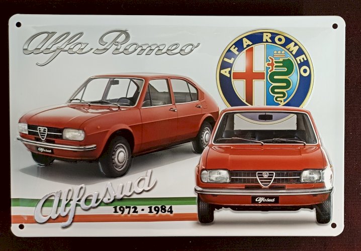 Plaque métal ALFA ROMEO Alfasud - 30 x 20 cm