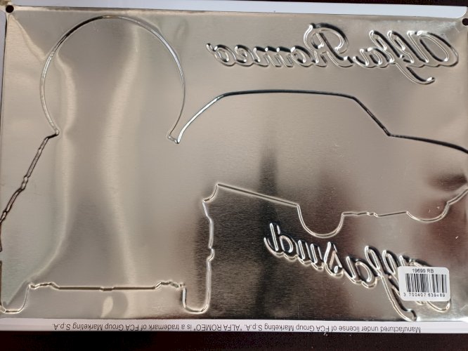 Plaque métal ALFA ROMEO Alfasud - 30 x 20 cm