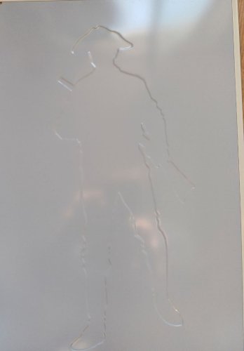 Plaque métal LAFLIN & RAND  - 40 x 30 cm déco western country USA