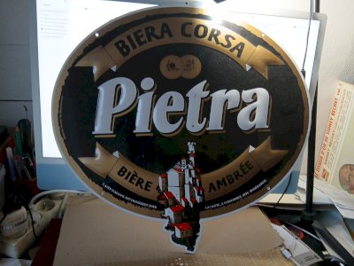 Plaque Métal Pietra   45cm x 45cm